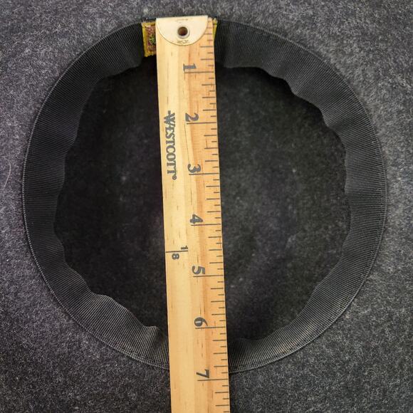 Scala Collezione Women’s Black 100% Wool Wide Brim Hat Bohemian Festival EUC - Picture 8 of 10